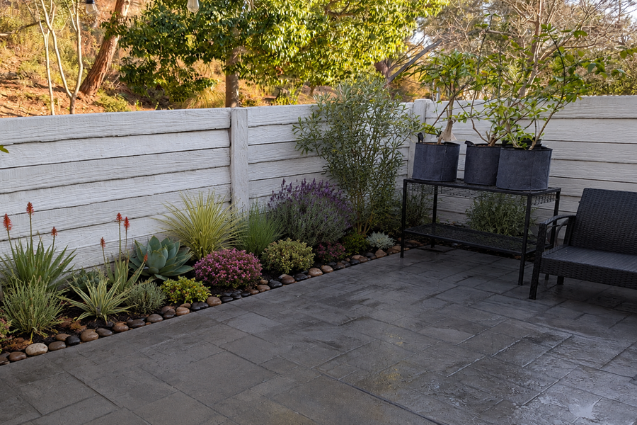 Garden after the water-conscious refresh